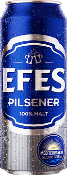 Пиво Эфес Пилсенер светлое ж/б