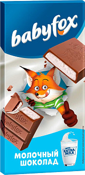Шоколад BabyFox молочный