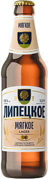 Пиво Липецкое Мягкое светлое фильтрованное пастеризованное ст 