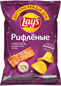 Чипсы Лэйс Лосось в сливочном соусе
