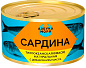 Сардина натуральная с добавлением масла Азбука Моря