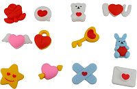 Мини сквиши Валентинки