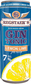 Напиток пивной Регстаерс джин тоник лимон лайм ж/б