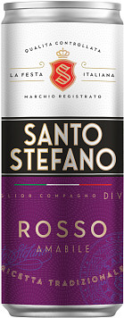 Напиток Санто Стефано Россо красный полусладкий