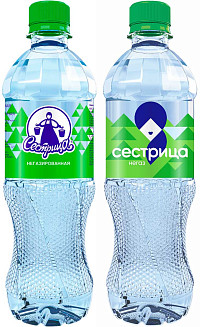 Вода Сестрица негазированная