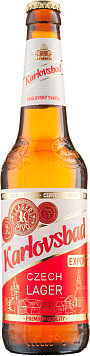 Пиво Карловсбад Чешский Лагер светлое фильтрованное пастеризованное ст