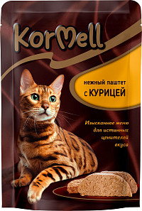 Корм KorMell с курицей паштет