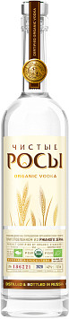 Водка Чистые Росы из ржаного зерна