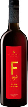 Вино Ф-Стиль Рубин Мерло красное полусладкое