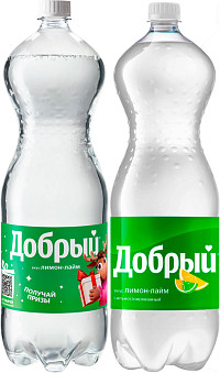 Напиток газированный Добрый лимон-лайм
