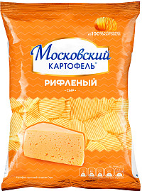Чипсы Московский картофель сыр рифленый