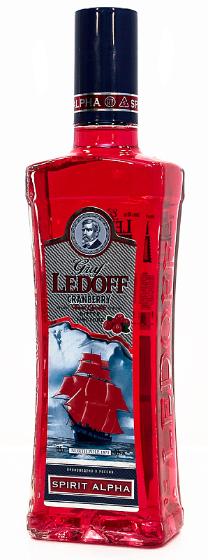 Настойка горькая Граф Ледофф клюква