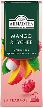 Чай Ahmad Tea Манго и Личи черный