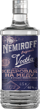 Водка особая Немирофф Кедровая на меду