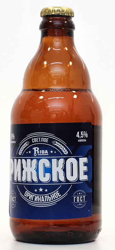 Пиво Рижское светлое ст