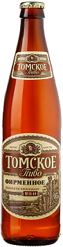 Пиво Томское Фирменное светлое ст