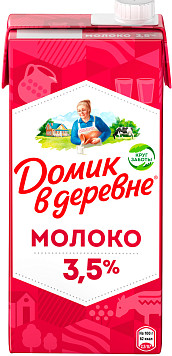 Молоко Домик в деревне ультрапастеризованное 3,5% 