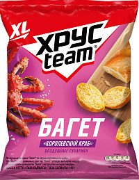 Сухарики Хрустим Багет Королевский Краб