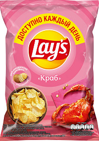 Чипсы Лэйс Краб