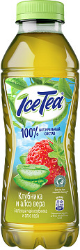 Чай IceTea зеленый Клубника и алоэ вера