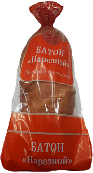 Батон Надымхлеб Нарезной нарезка
