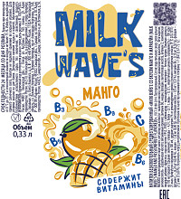 Напиток газированный Милк Вэйв'с со вкусом Манго Маракуйя ж/б