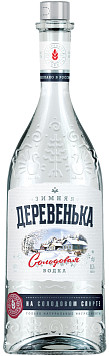Водка Зимняя Деревенька на солодовом спирте 