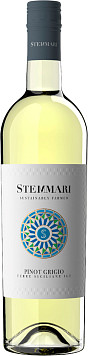 Вино Стеммари Пино Гриджио Терре Сичилиане белое сухое