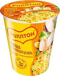 Лапша Роллтон с курицей цезарь