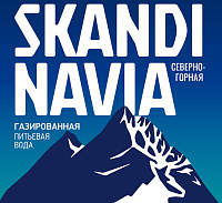 Вода Скандинавия Северно-горная газированная