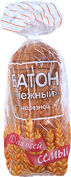 Батон Добрый хлеб Нежный нарезка
