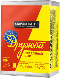 Сыр Сыробогатов Дружба плавленый 25%