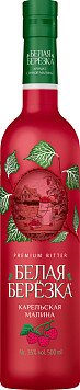 Настойка Белая березка Карельская малина полусладкая