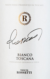 Вино Тенуте Россетти Бьянко Тоскана белое полусухое