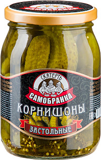 Корнишоны Скатерть-Самобранка Застольные маринованные