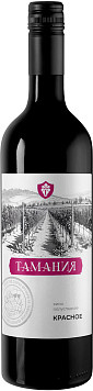 Вино Тамания красное полусладкое