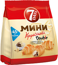 Мини круассаны 7 Days с кремом какао-ваниль