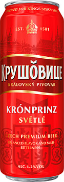 Пиво Крушовице Светле светлое ж/б