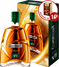 Коньяк Старейшина 7 лет п/к