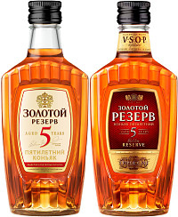 Коньяк Золотой Резерв 5 лет