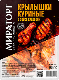 Крылышки куриные в соусе сацебели