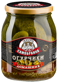Огурчики Скатерть-Самобранка Домашние маринованные