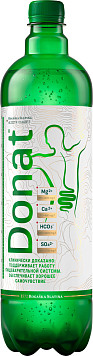 Вода минеральная Donat Mg газированная