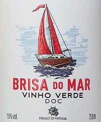 Вино Бриза ду Мар Винью Верде розовое полусухое