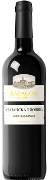 Вино Бадагони Алазанская Долина белое полусладкое