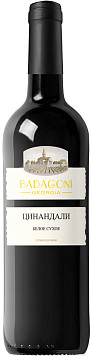 Вино Бадагони Цинандали белое сухое