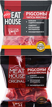 Чипсы Мит Хаус мясные из свинины