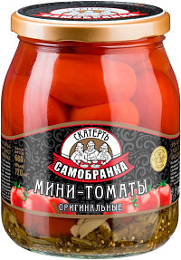 Мини-томаты Скатерть-Самобранка маринованные