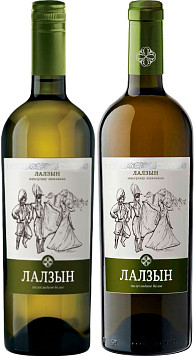 Вино Лалзын белое полусладкое