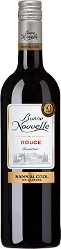 Вино безалкогольное Бон Новель красное полусладкое 